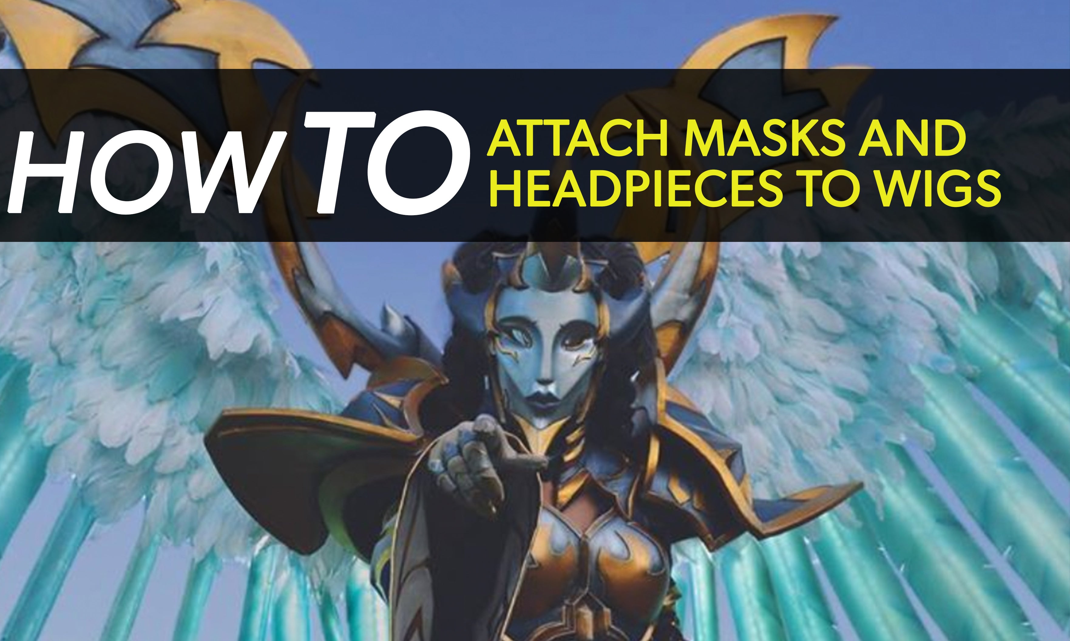 How To Attach Masks and Headpieces To Wigs Cosplay Central